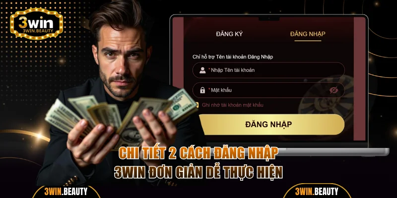 Chi tiết 2 cách đăng nhập 3WIN đơn giản dễ thực hiện