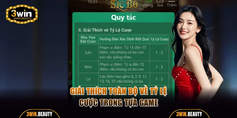 Giải thích toàn bộ về tỷ lệ cược trong tựa game