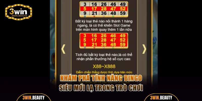 Khám phá tính năng bingo siêu mới lạ trong trò chơi